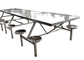 Bàn và ghế bằng thép không gỉ Sản phẩm xây dựng chiều cao 720-760mm Kích thước tùy chỉnh nhà cung cấp